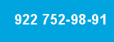 922 752-98-91